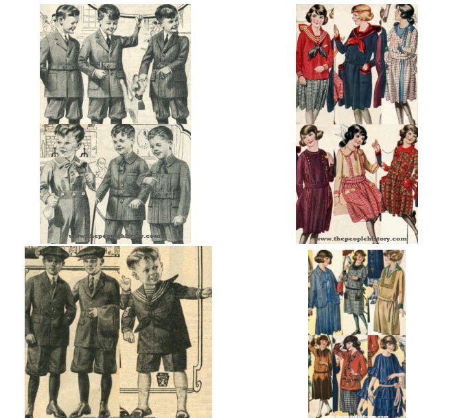 1920's vintage children's clothing