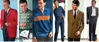 Examples of Men's Fashions from the 60's