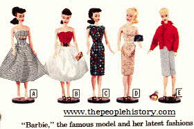 barbie clothes from the 1960's