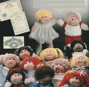 cabbage patch dolls 1980s