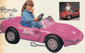 barbie corvette 1980s