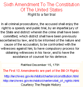 6th Amendment To The