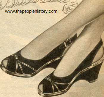 Selection of Twenty 1950s Fashion Shoes with Photos, Prices and