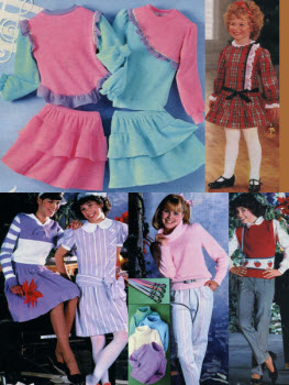 1980s Children S Fashion Part Of Our Eighties Fashions Section