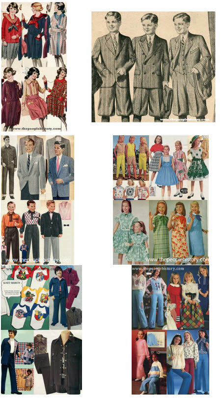 Fashions and Clothes Styles from 50 years what do you remember